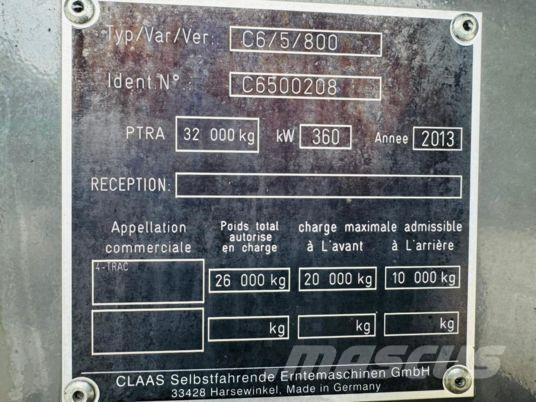 CLAAS LEXION 760 Зернозбиральні комбайни