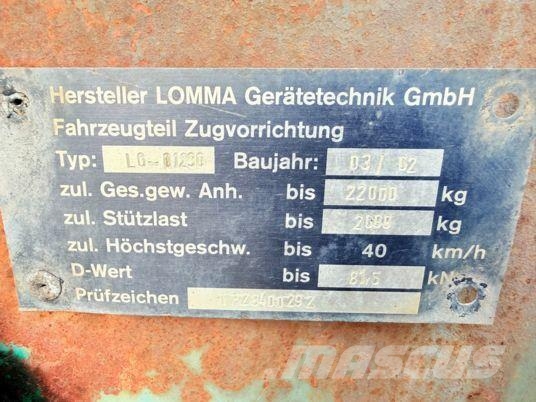 Lomma GT 17 Rozmetadlá maštaľného hnoja