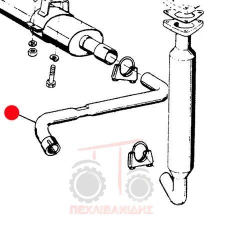 Agco spare part - exhaust system - muffler Agriculture - Others