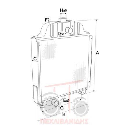 Agco spare part - engine parts - intercooler Κινητήρες