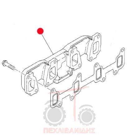 Agco spare part - exhaust system - other exhaust system Agriculture - Others