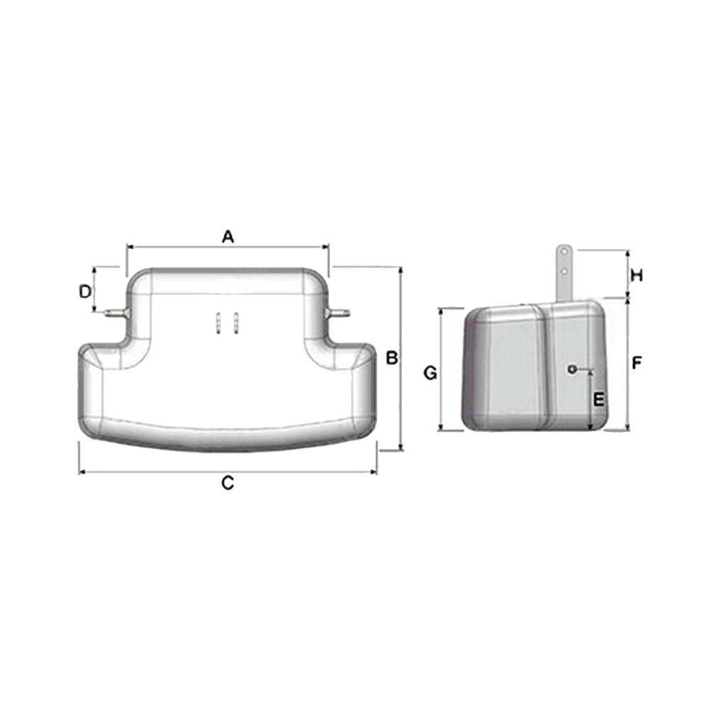 Front counterweight Sprednje uteži