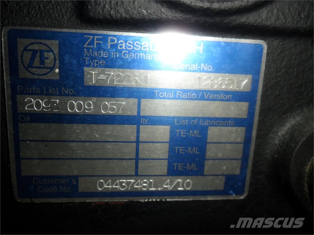 ZF spare part - transmission - differential Transmisijos