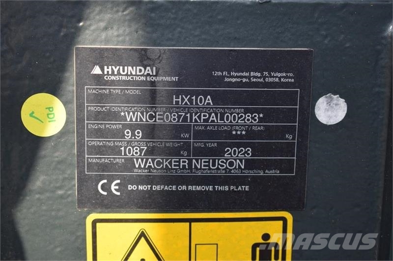 Hyundai HX10A NY MODEL, TILTMAN S30-150 Miniexcavadoras