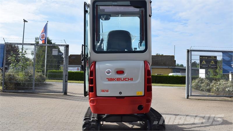 Takeuchi TB216 Udstillingsmodel, Compacttilt CT2 Mini bageri < 7t