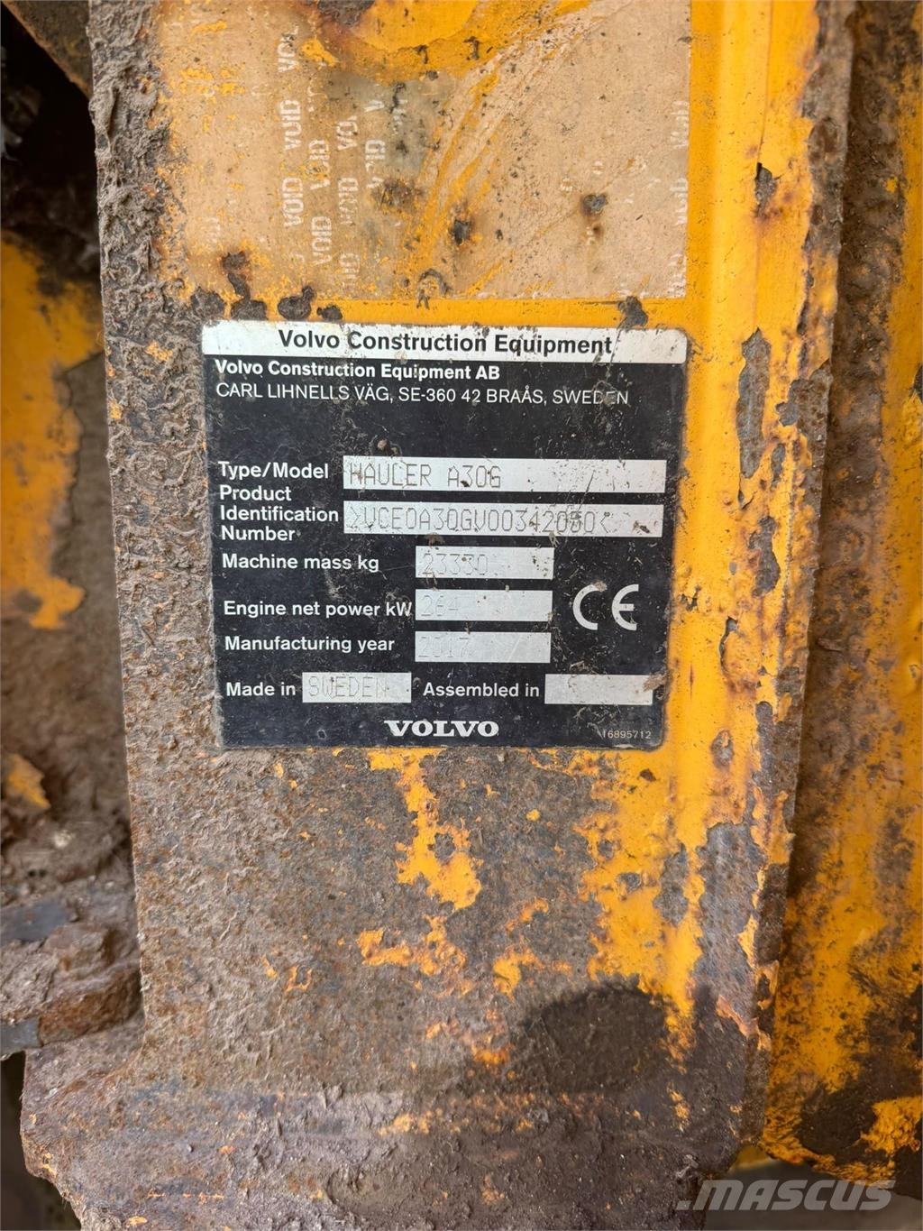 Volvo A30G Csuklósdömperek