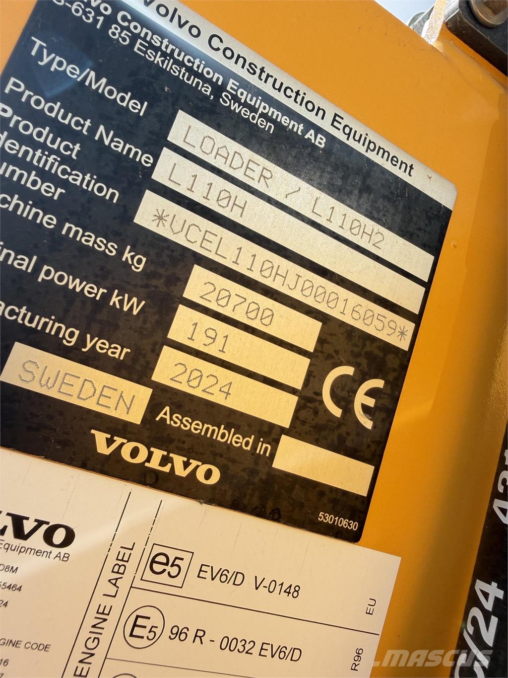 Volvo L110H Cargadoras sobre ruedas