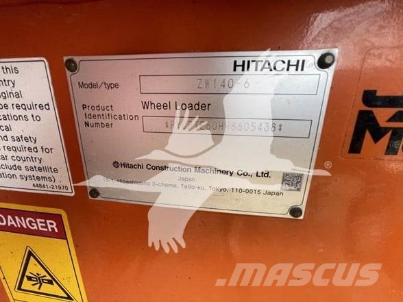 Hitachi ZW140-6 Wheel loaders