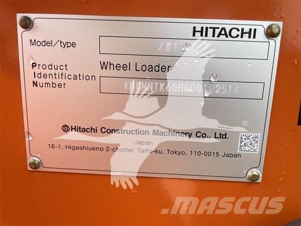 Hitachi ZW180-7 Læssemaskiner på hjul