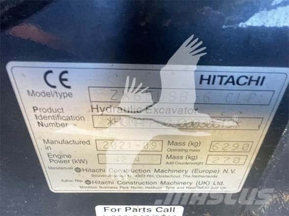 Hitachi ZX65USB-6 Escavadeiras de esteiras