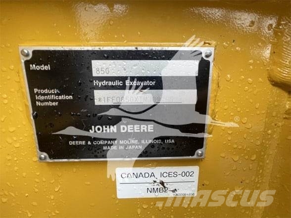 John Deere 85G Excavatoare pe șenile
