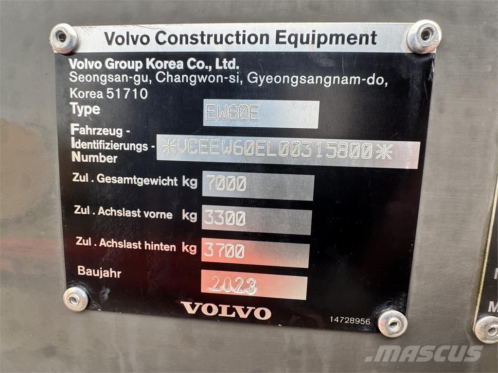 Volvo EW60E Bandgrävare