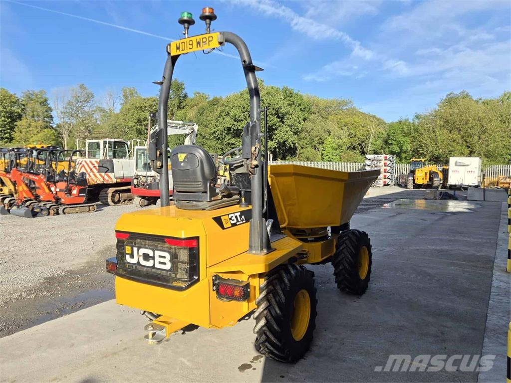 JCB 3 ton عربات نقل قلابة للمواقع