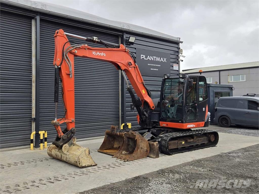 Kubota KX080-4 Midibagger  7t - 12t