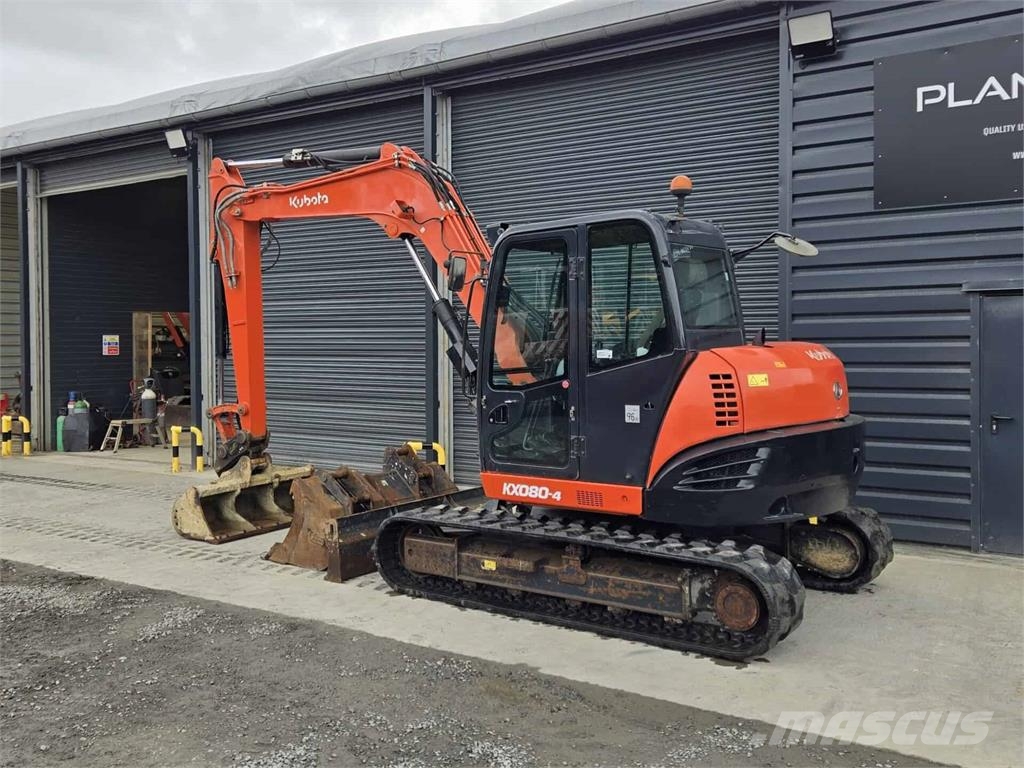 Kubota KX080-4 Midibagger  7t - 12t