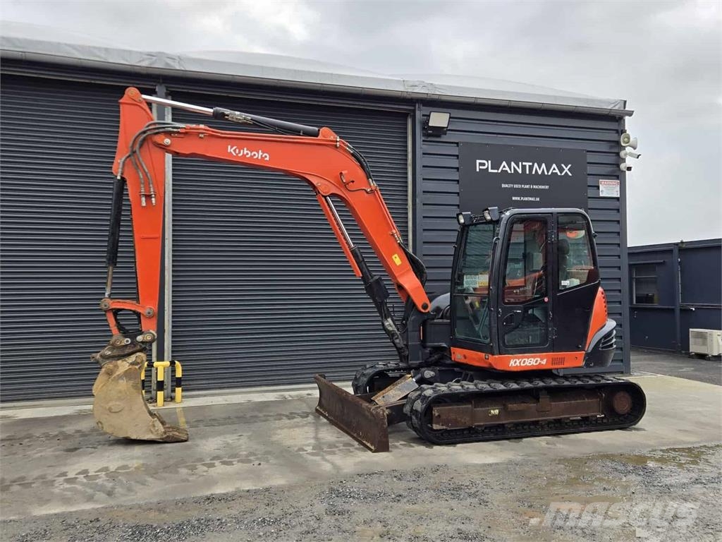 Kubota KX080-4 Közepes (midi) kotrók 7 t - 12 t