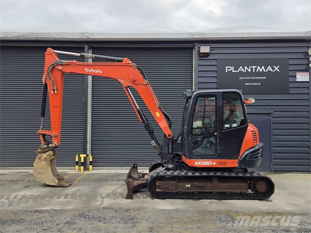 Kubota KX080-4 Közepes (midi) kotrók 7 t - 12 t