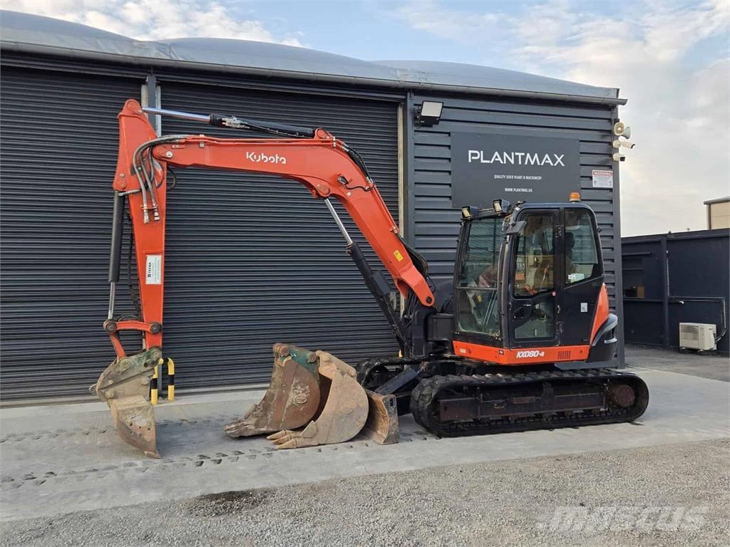 Kubota KX080-4 Midibagger  7t - 12t