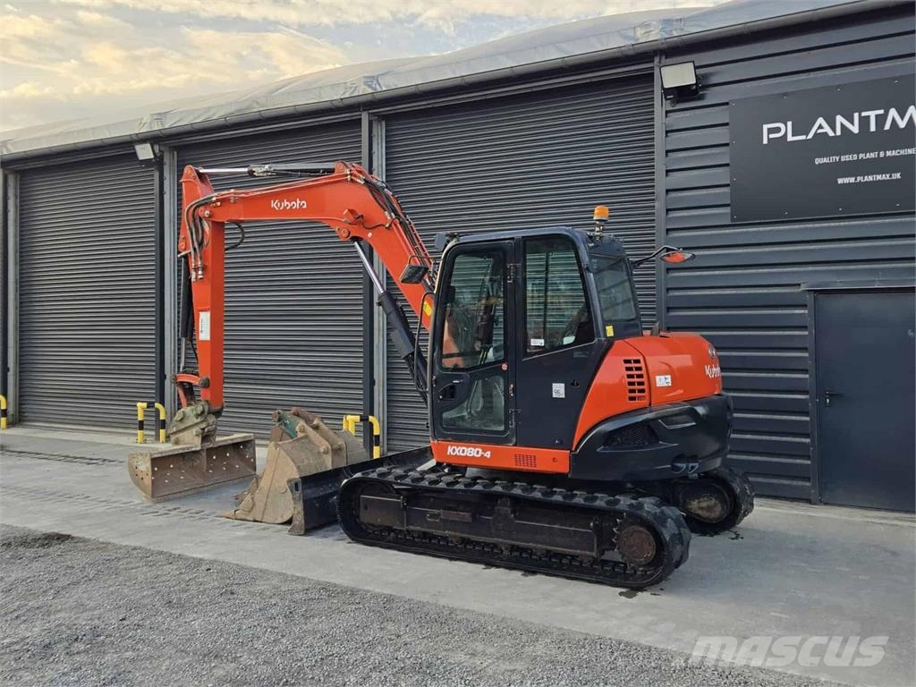 Kubota KX080-4 Midibagger  7t - 12t