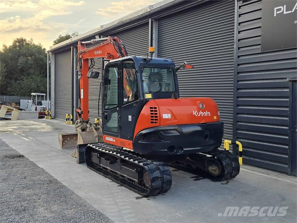 Kubota KX080-4 Midibagger  7t - 12t
