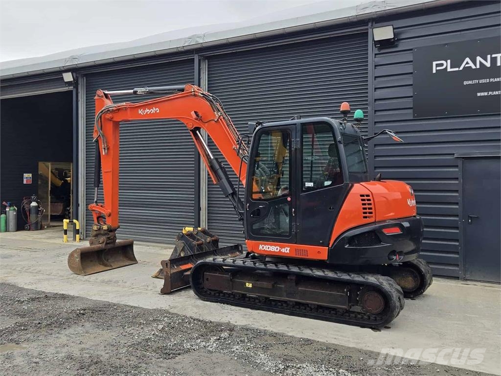 Kubota KX080-4a Midi ekskavatörler 7 - 12 t