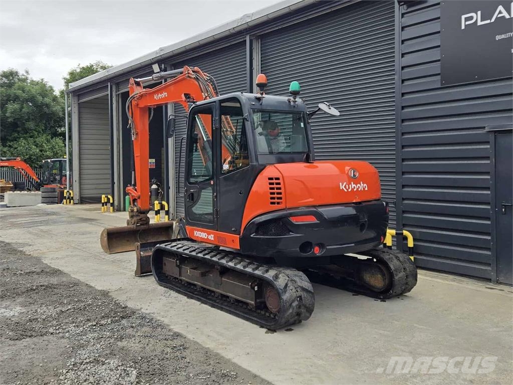 Kubota KX080-4a Midi ekskavatörler 7 - 12 t