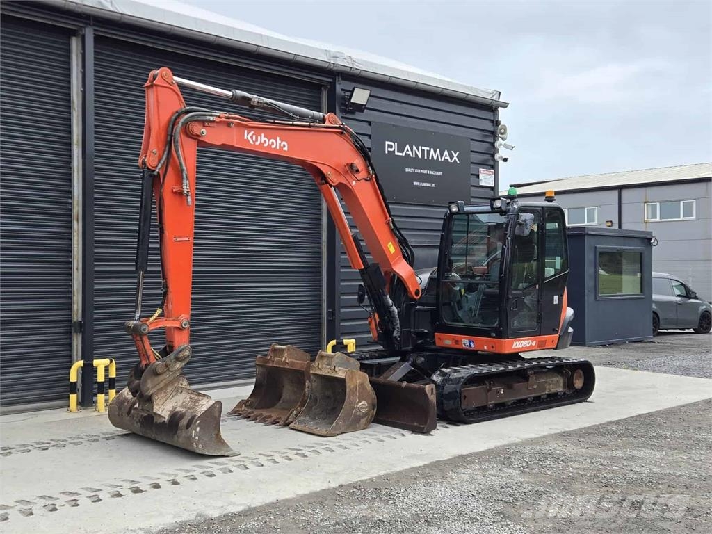 Kubota KX080-4a Midibagger  7t - 12t
