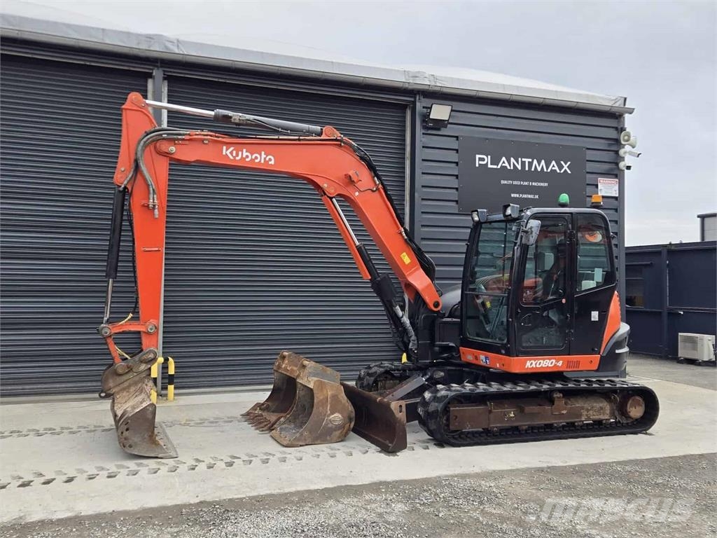 Kubota KX080-4a Midibagger  7t - 12t