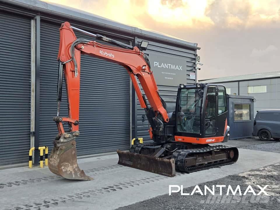 Kubota KX080-4a Vidutinės galios ekskavatoriai 7-12 t
