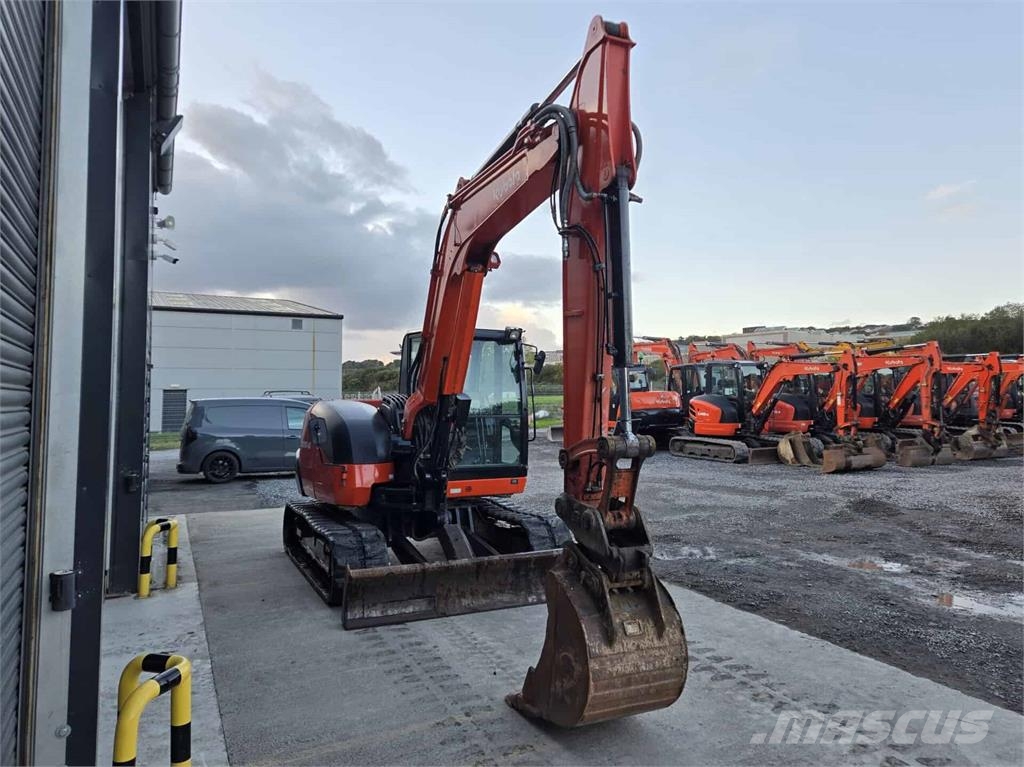 Kubota KX080-4a Vidutinės galios ekskavatoriai 7-12 t