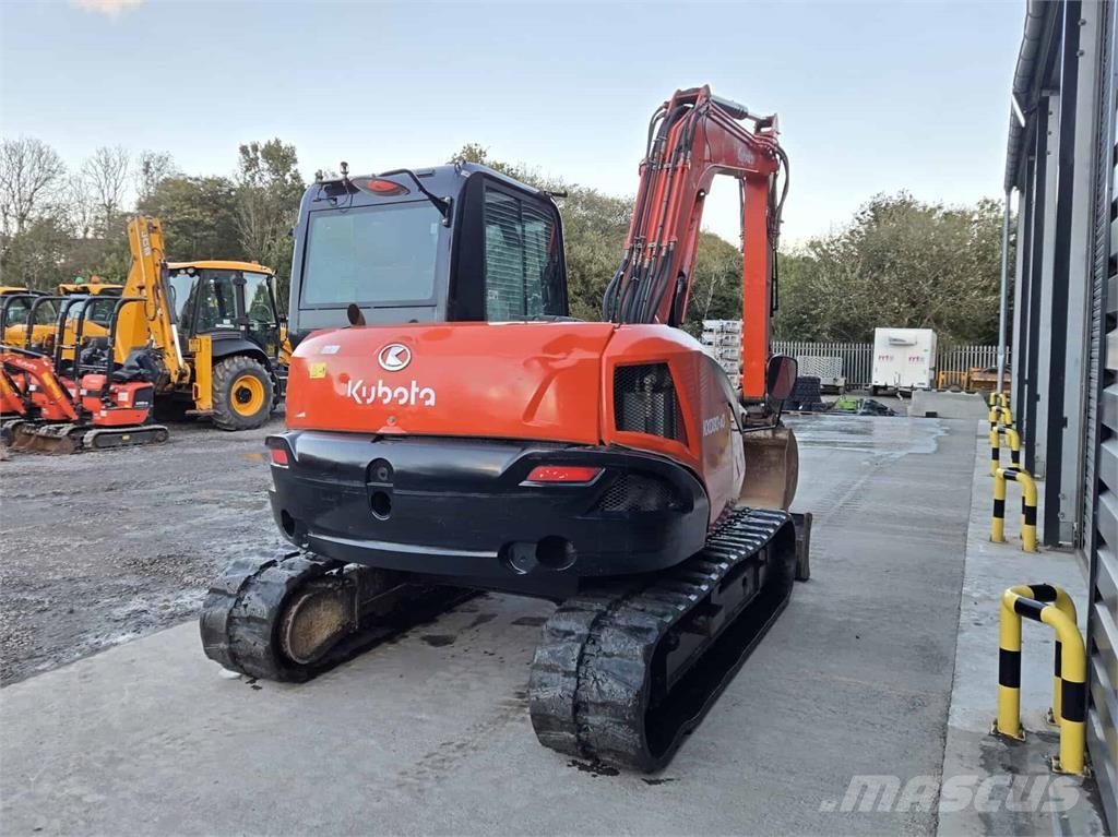 Kubota KX080-4a Vidutinės galios ekskavatoriai 7-12 t
