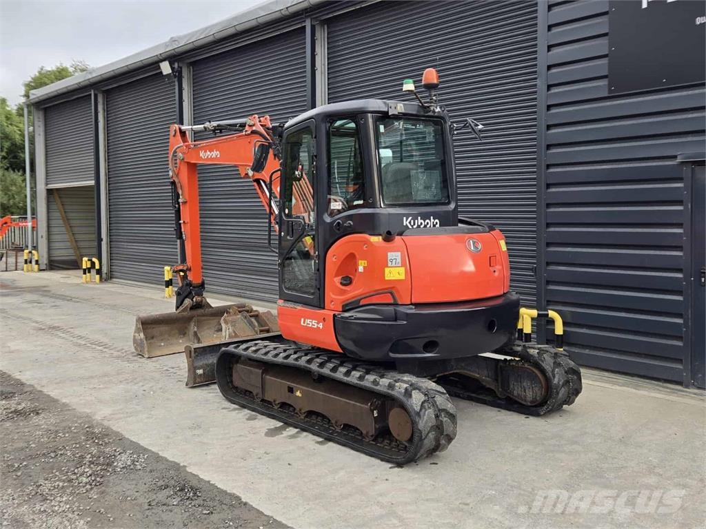 Kubota U55-4 Vidutinės galios ekskavatoriai 7-12 t