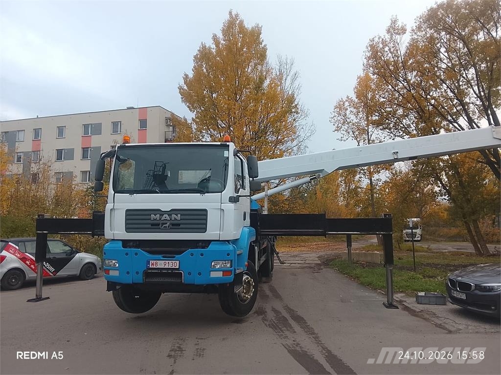 MAN wumag wt 530 Εναέριες πλατφόρμες τοποθετημένες σε φορτηγό