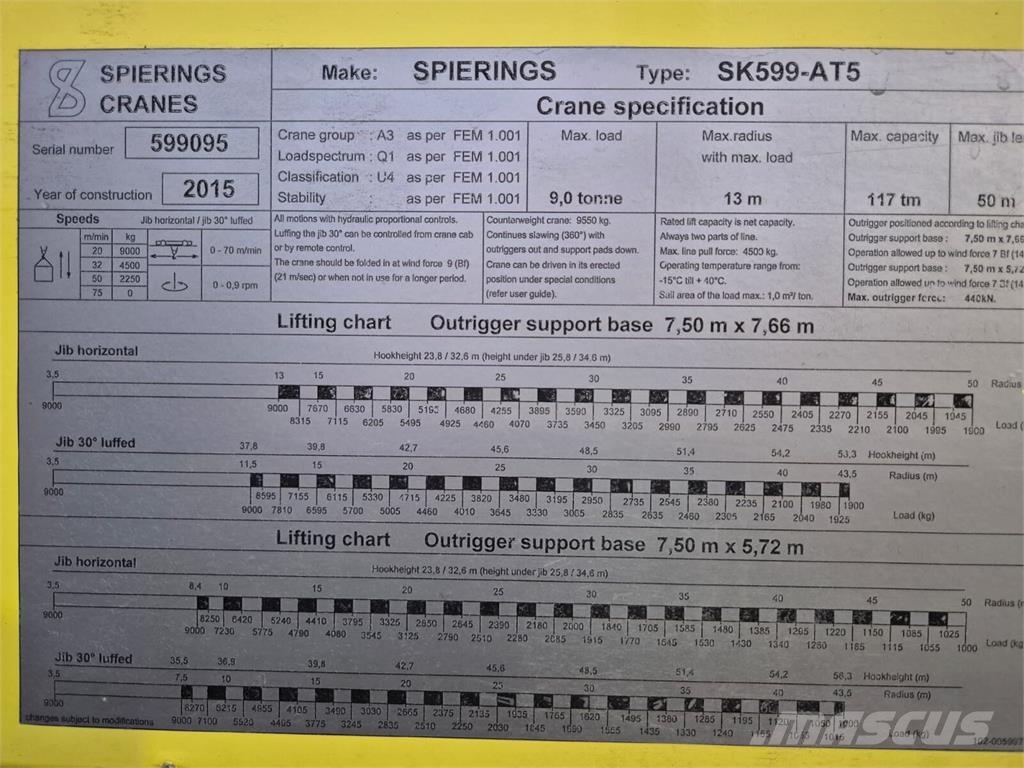 Spierings AT5 SK599 رافعات صالحة لكل أنواع الطرق