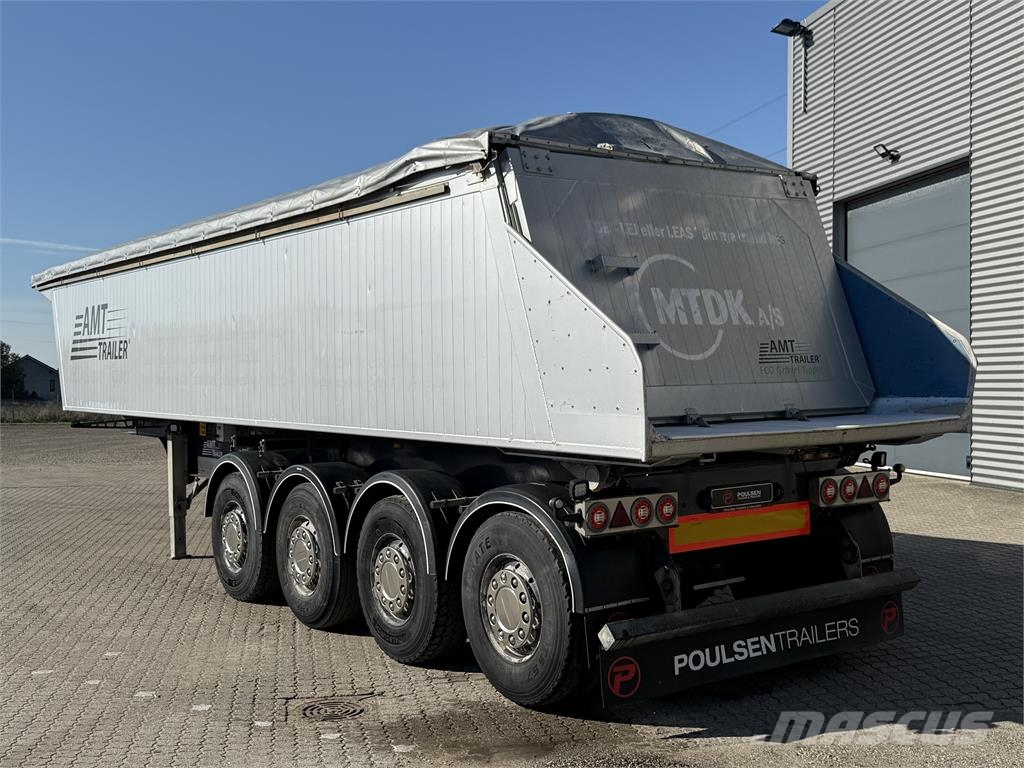 AMT 4-aks 36m3 letvægt tiptrailer m. automatpresenning Tipptrailer