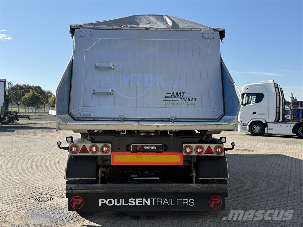 AMT 4-aks 36m3 letvægt tiptrailer m. automatpresenning Tipptrailer