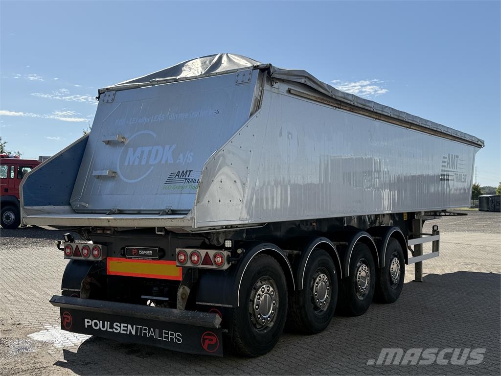 AMT 4-aks 36m3 letvægt tiptrailer m. automatpresenning Tipptrailer