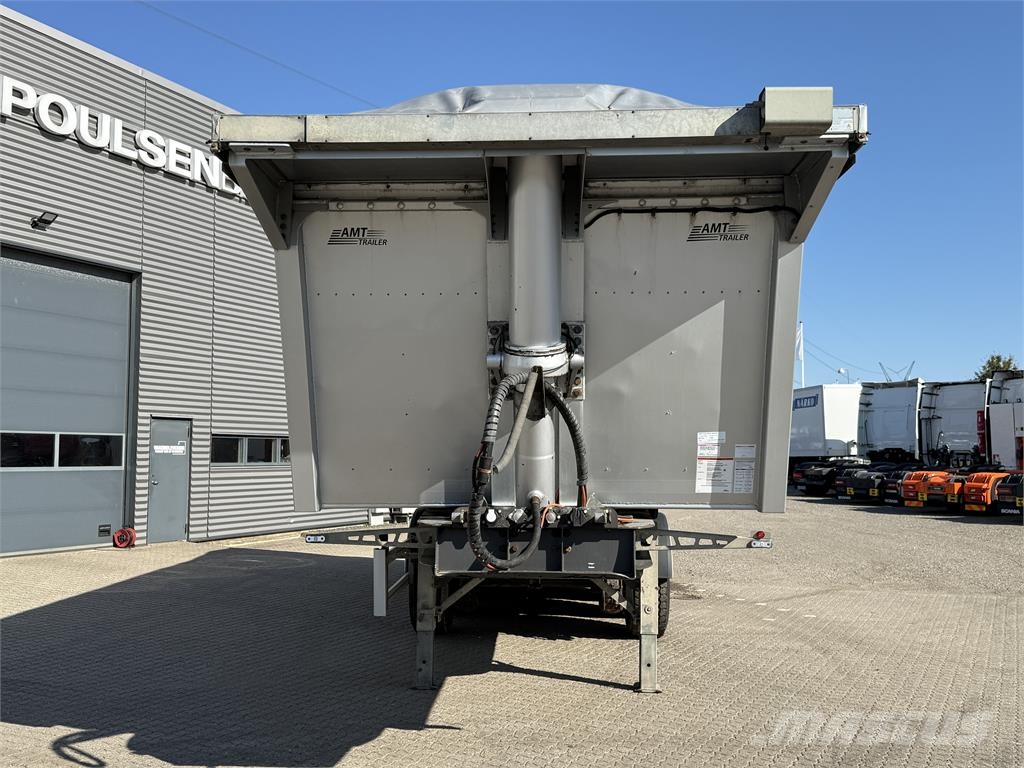 AMT 4-aks 36m3 letvægt tiptrailer m. automatpresenning Tipptrailer