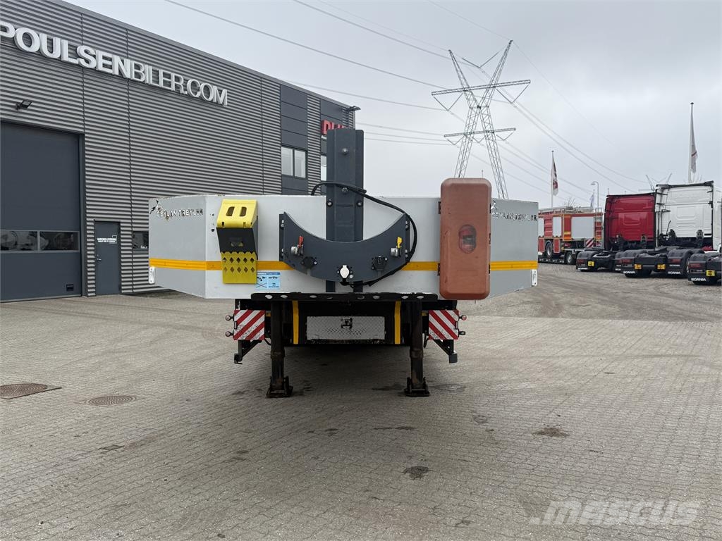 Ceylan 3-aks Maskintrailer m. hydrauliske ramper Poluprikolice labudice