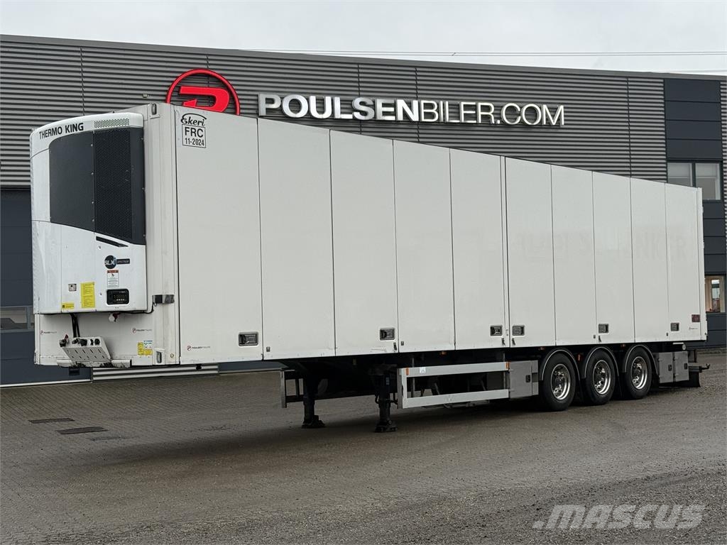 Ekeri 3-aks Køletrailer med sidedøre Koel-vries opleggers