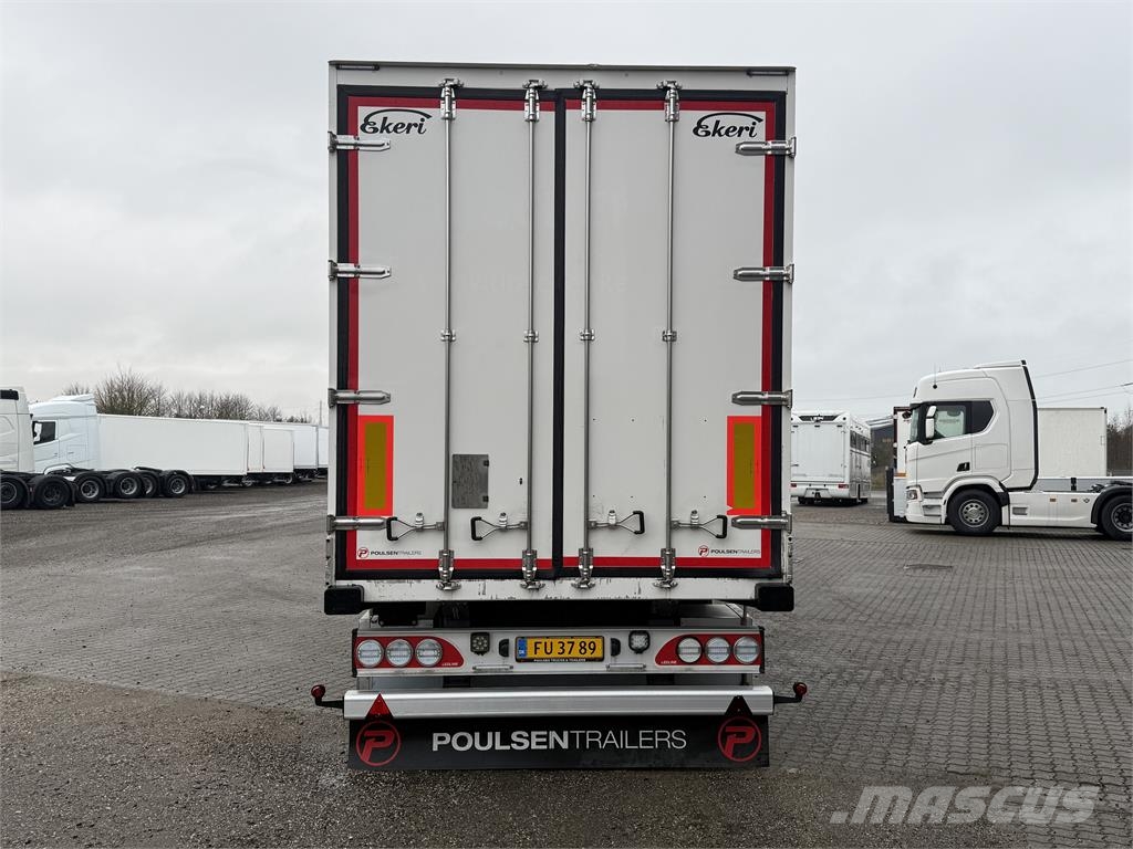 Ekeri 3-aks Køletrailer med sidedøre Koel-vries opleggers