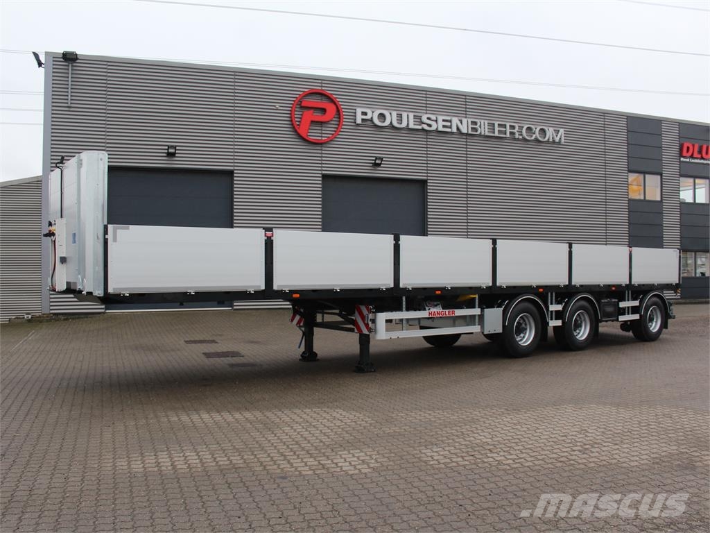 Hangler 13,60 med containerlåse Semi-trailer med lad/flatbed