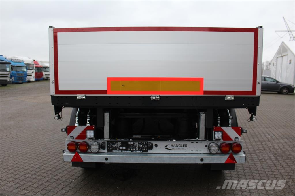 Hangler 13,60 med containerlåse Semi-trailer med lad/flatbed