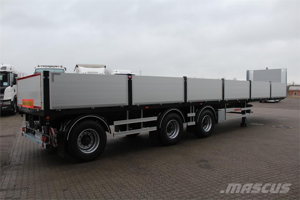 Hangler 13,60 med containerlåse Semi-trailer med lad/flatbed