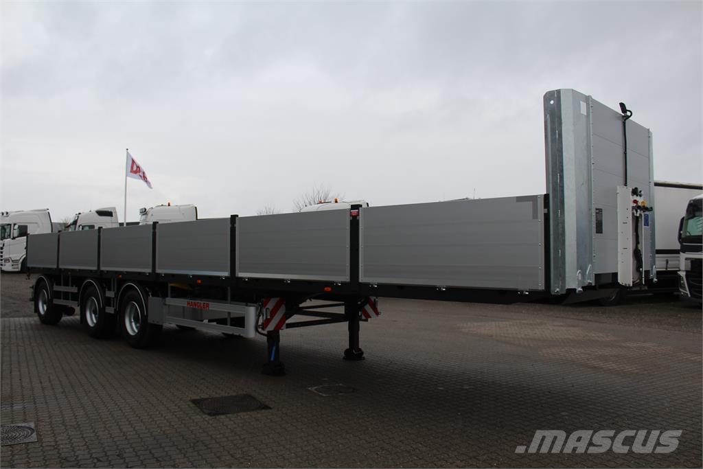 Hangler 13,60 med containerlåse Semi-trailer med lad/flatbed