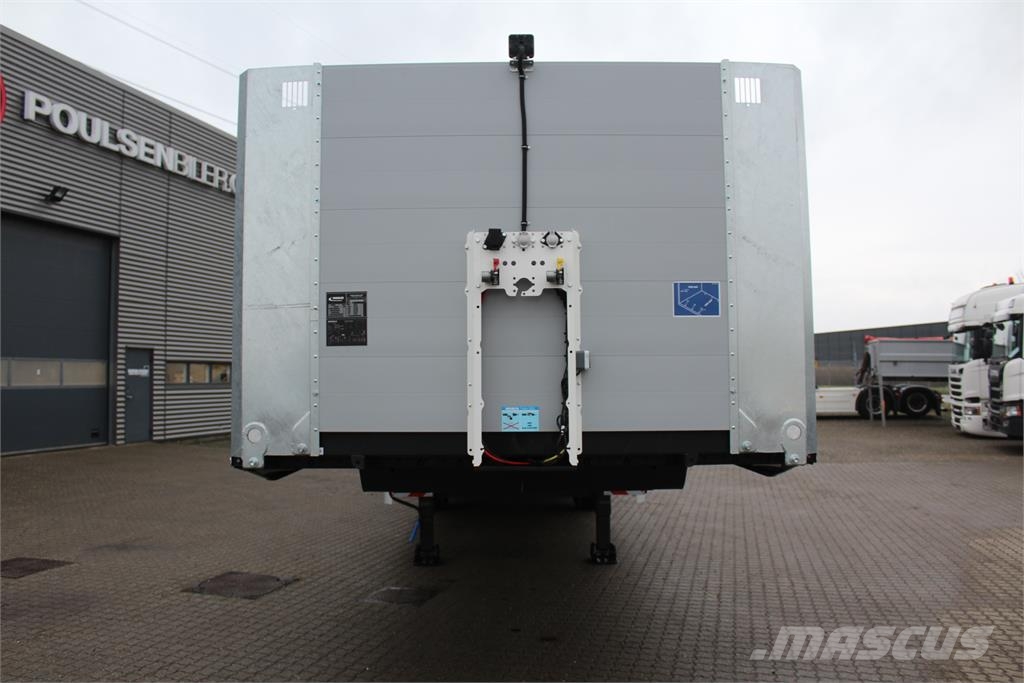 Hangler 13,60 med containerlåse Semi-trailer med lad/flatbed