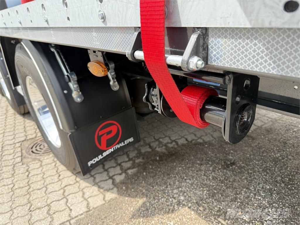 Hangler 15-meter halmtrailer - åben trailer نصف مقطورات مسطحة / مفصلية الجوانب