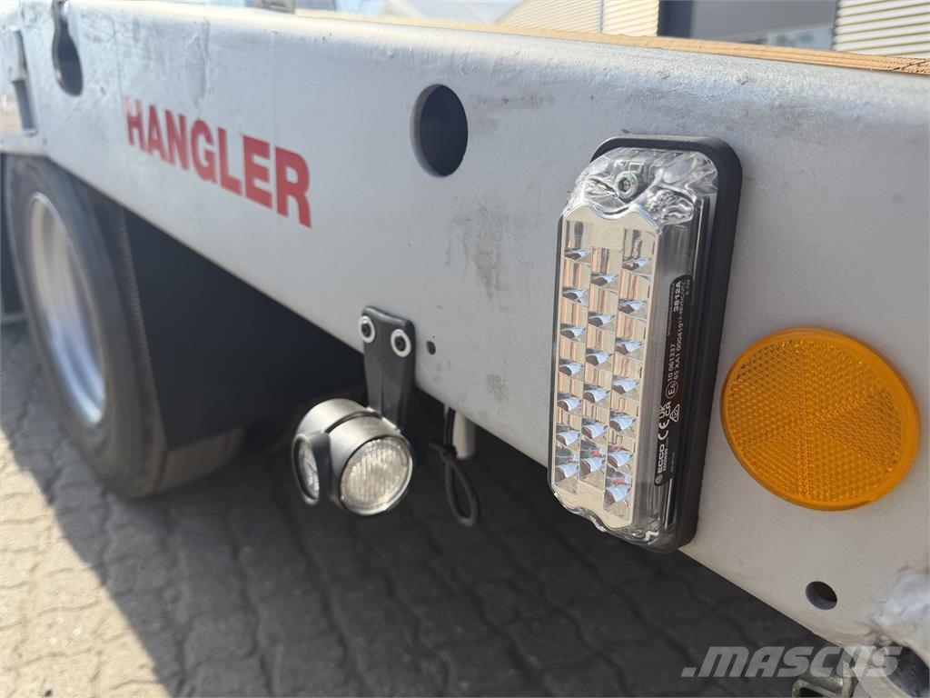 Hangler 2-aks 6,50m maskinkærre Otros remolques