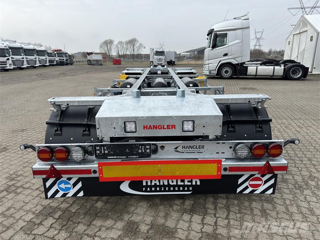 Hangler 20-tons galvaniseret Konténer keret / Konténeremelő pótkocsik