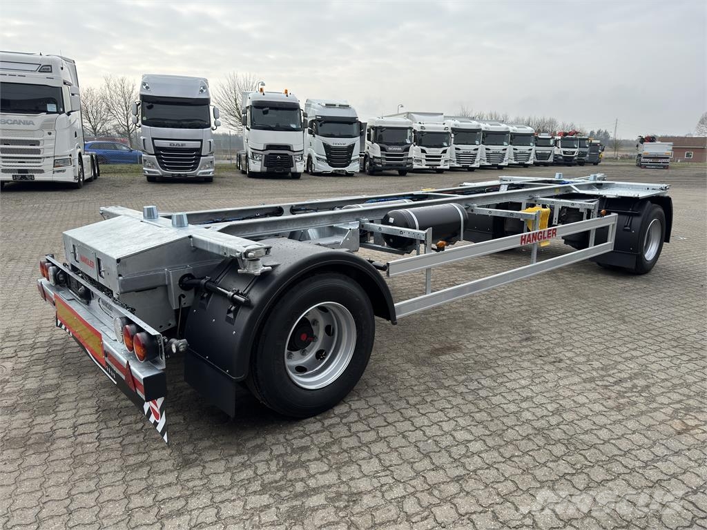 Hangler 20-tons galvaniseret Konténer keret / Konténeremelő pótkocsik